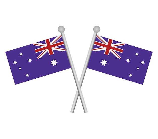 Vecteur drapeau de l'australie