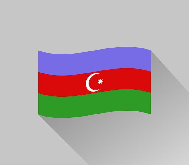 Drapeau de l&#39;Azerbaïdjan