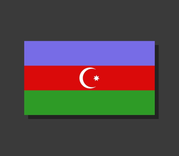 Drapeau De L'azerbaïdjan