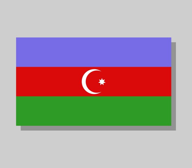 Drapeau de l&#39;Azerbaïdjan