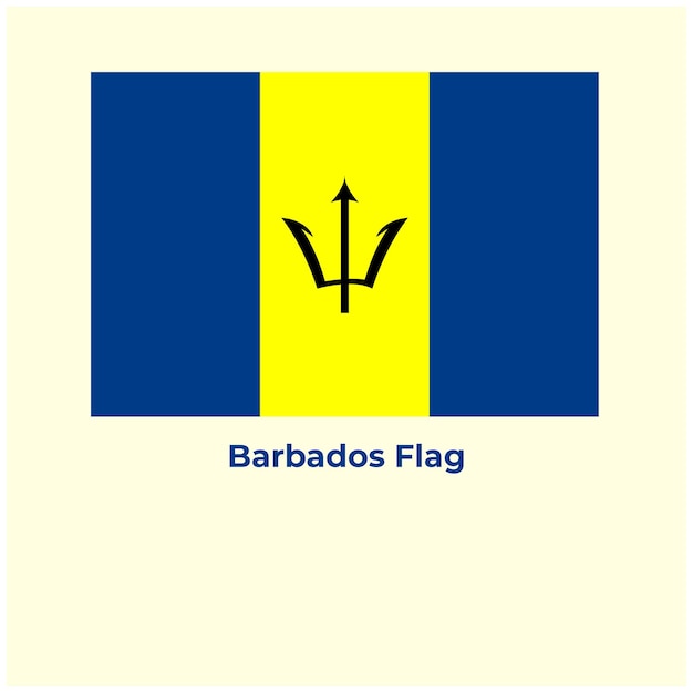 Le drapeau de la Barbade