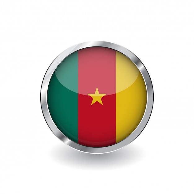 Vecteur drapeau cameroun