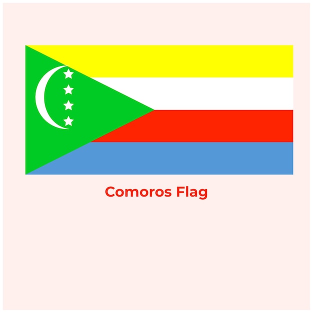 Le drapeau des Comores