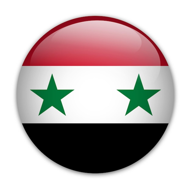 Drapeau Du Cercle De La Syrie