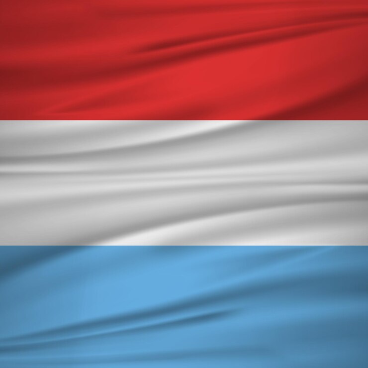 Vecteur drapeau du luxembourg