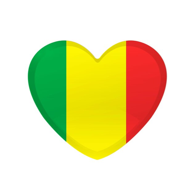 Drapeau Du Mali Format Vectoriel Eps