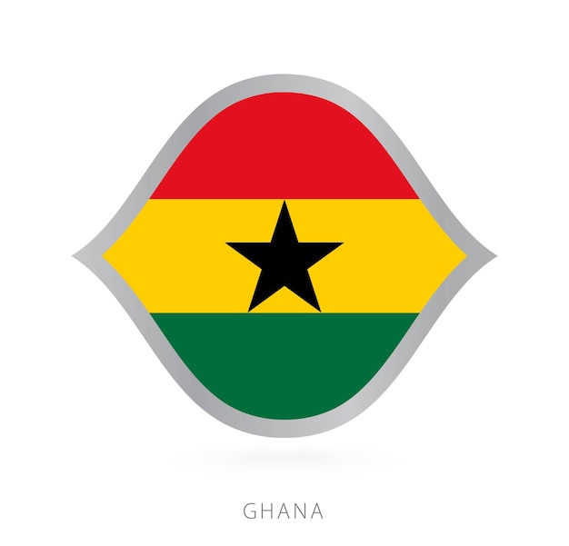 Drapeau De L'équipe Nationale Du Ghana Avec Style Pour Les Compétitions Internationales De Basket-ball