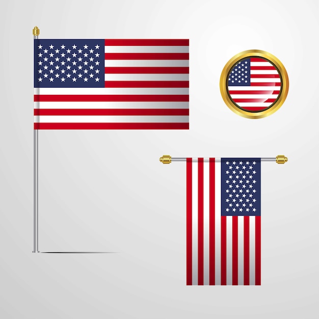 Drapeau Des états-unis D'amérique