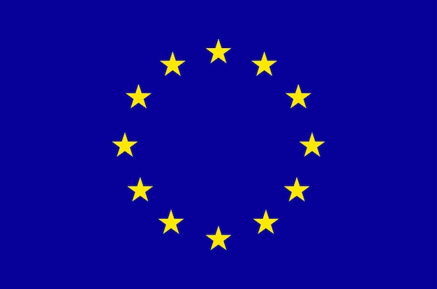 Vecteur drapeau de l'europe