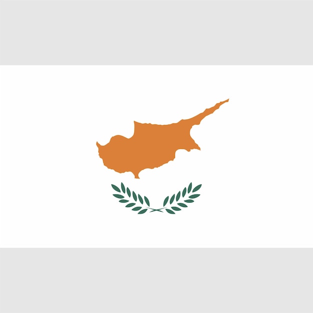 Un drapeau en forme de Chypre