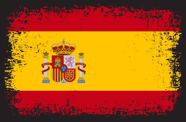 Drapeau Grunge De L'espagne