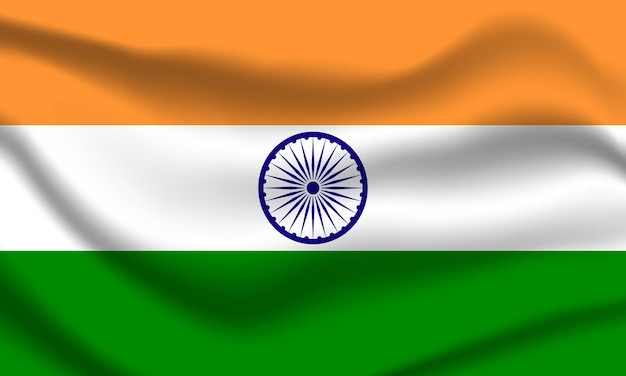 Drapeau de l'Inde vecteur png