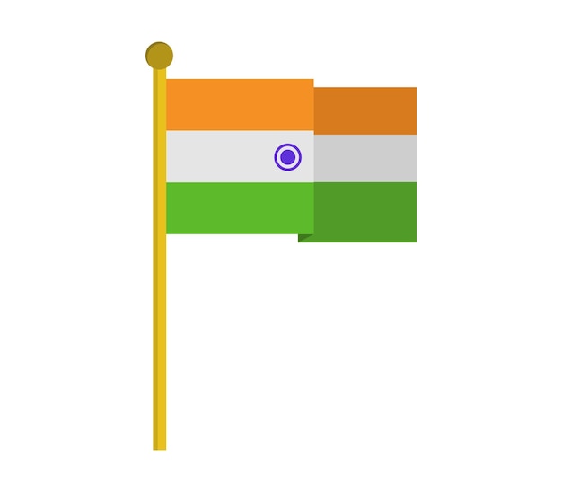 Drapeau de l&#39;Inde