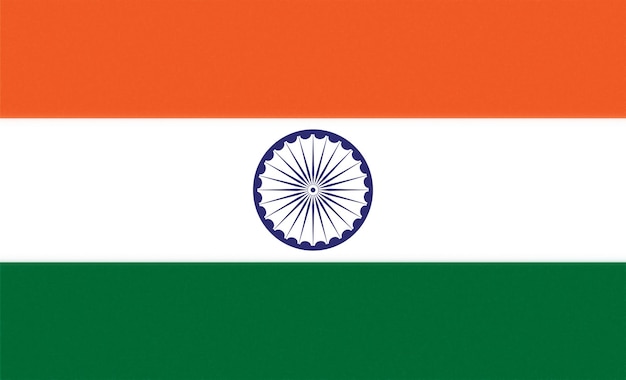 Vecteur le drapeau indien