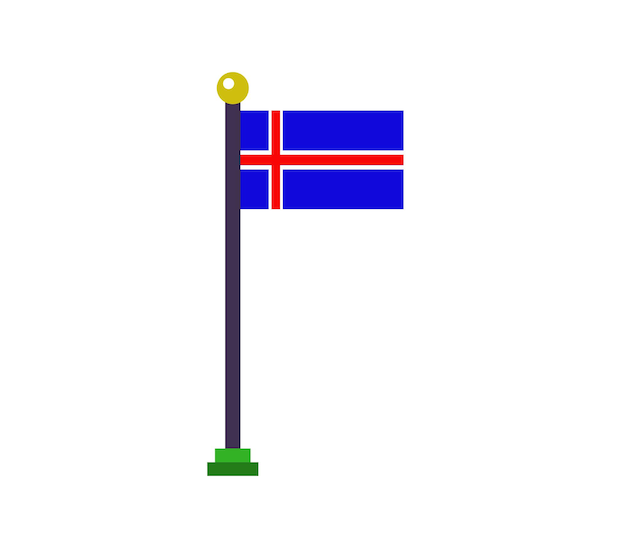 Drapeau De L'islande