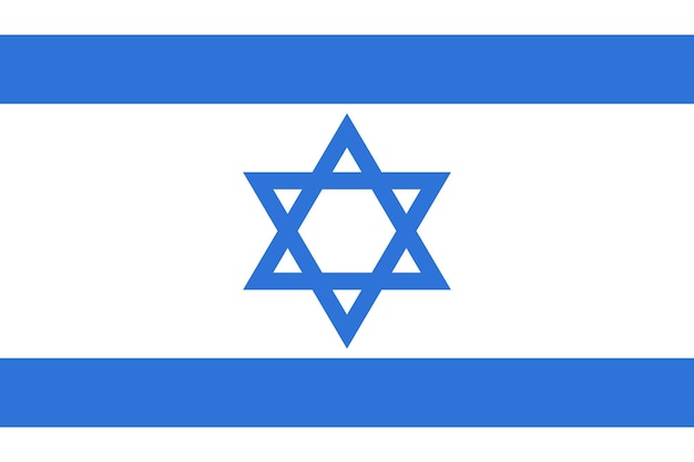 Vecteur drapeau d'israël