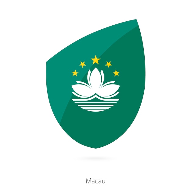 Vecteur drapeau de macao