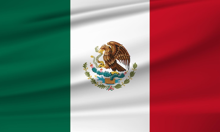 Vecteur le drapeau mexicain est conçu pour la fête de l'indépendance du mexique.
