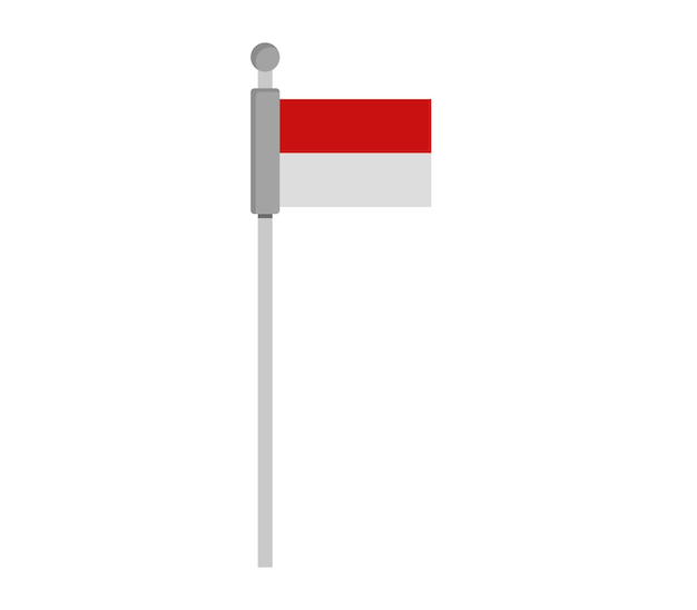 Drapeau Monaco