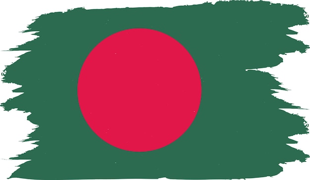 Drapeau National Du Bangladesh En Vecteur