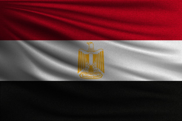 Le Drapeau National De L'égypte.