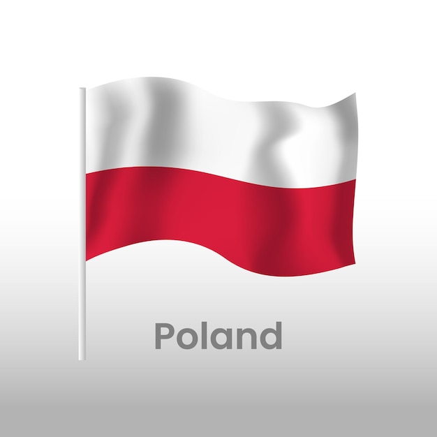 drapeau national de la pologne