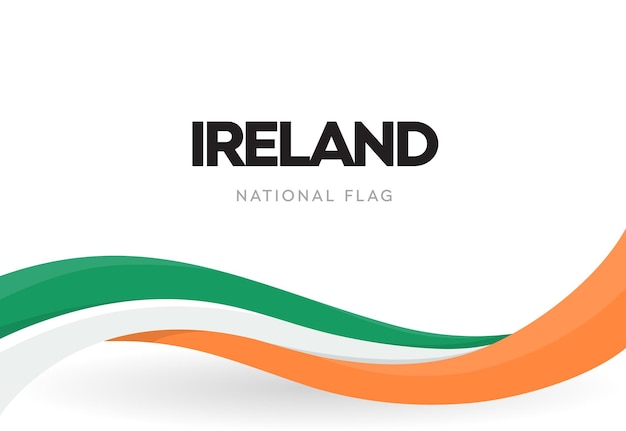 Drapeau Ondulant De La République D'irlande