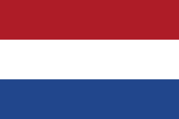 drapeau des Pays-Bas illustration vectorielle de la nation du drapeau