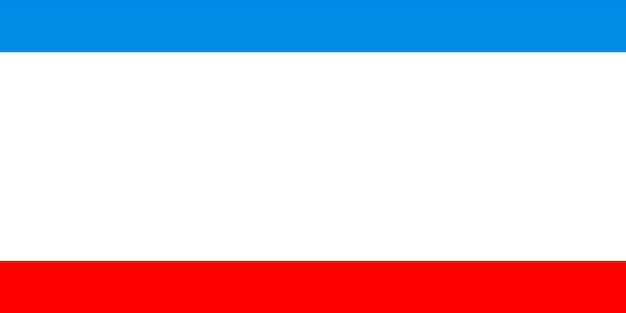 Vecteur drapeau de la république autonome de crimée