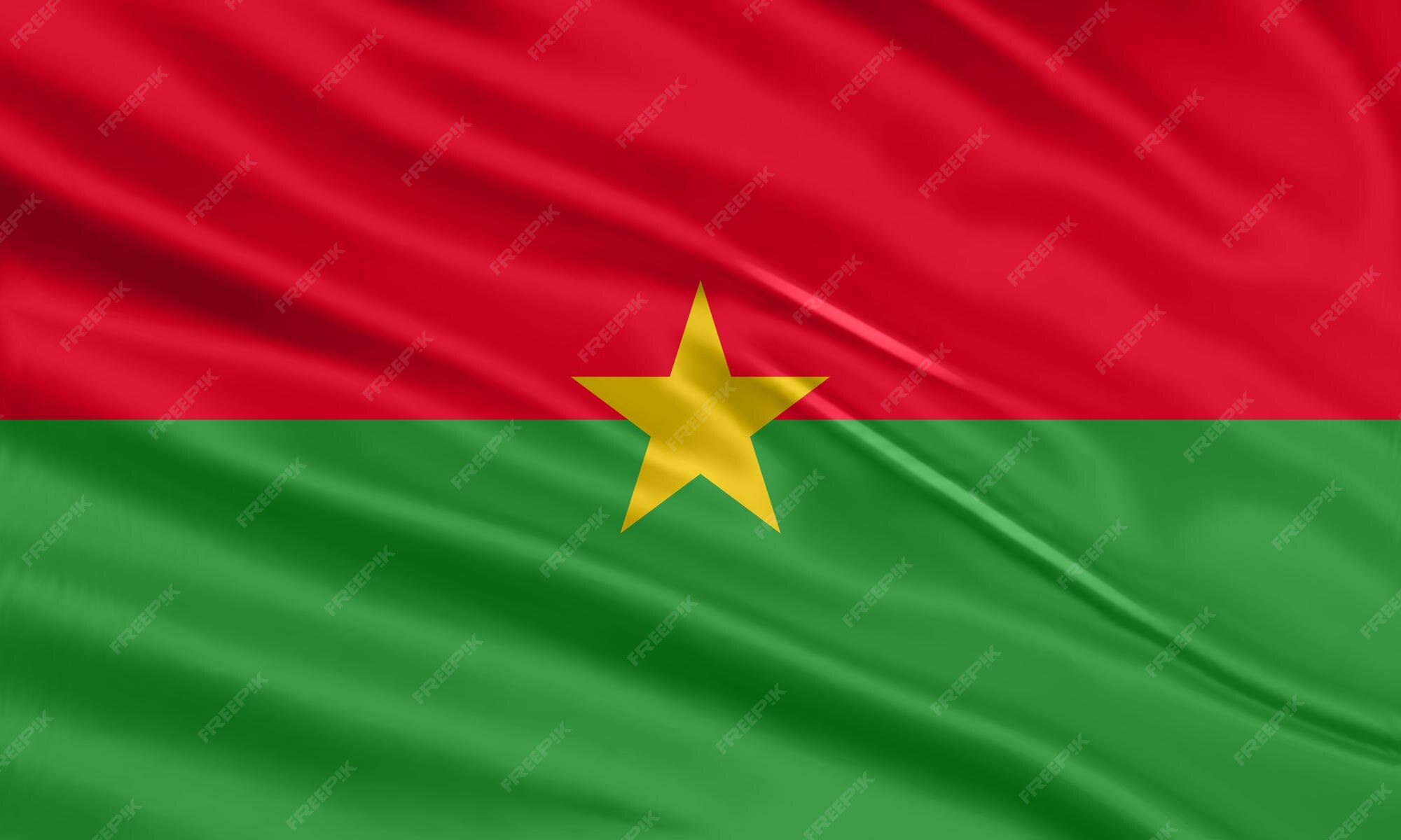 Drapeau De La République Du Congo Vecteur Premium