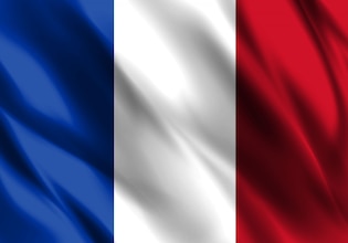 vecteur de drapeau français