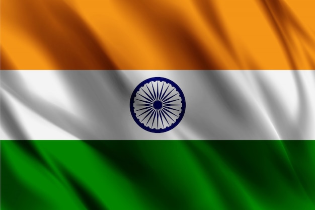 Drapeau de la République de l'Inde