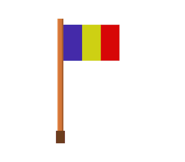 Drapeau Roumanie