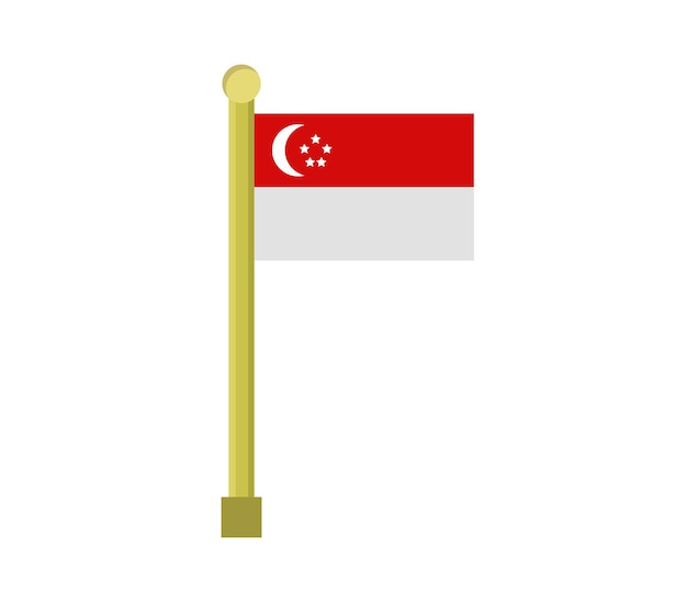 Drapeau Singapourien