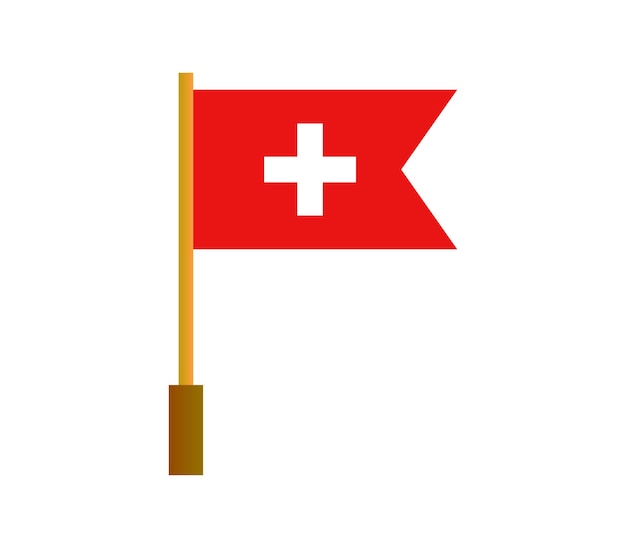 Vecteur drapeau suisse