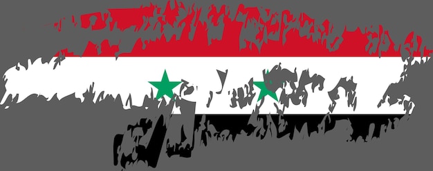 Drapeau De La Syrie Vecteur 3