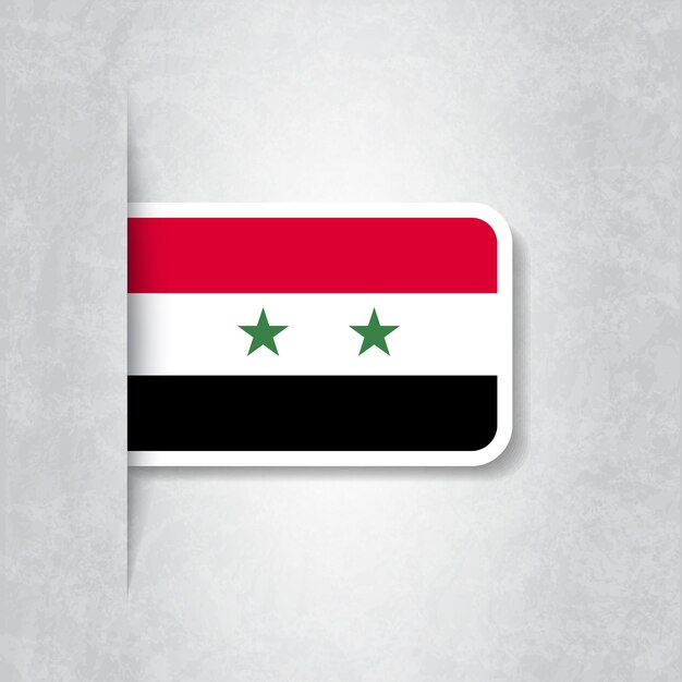 Drapeau de la Syrie