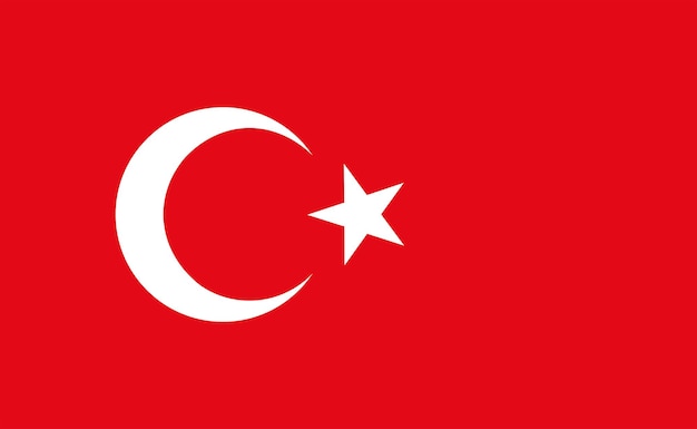 Drapeau De La Turquie Une Nation Européenne