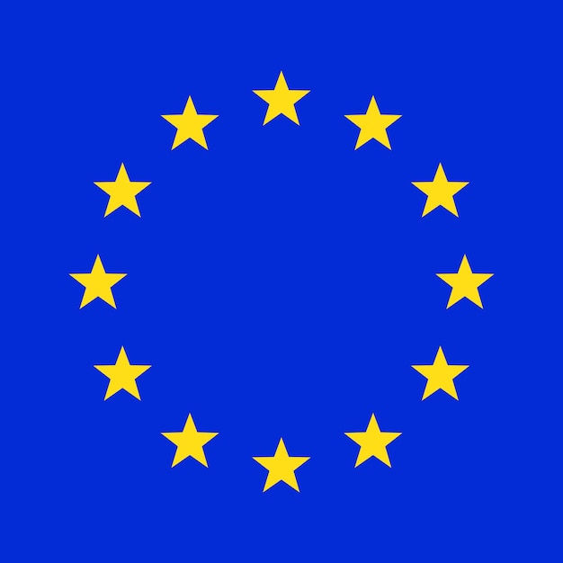 Drapeau De L'union Européenne Illustration Vectorielle