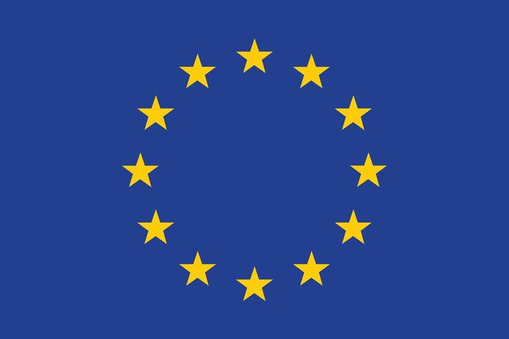 Vecteur drapeau de l'union européenne