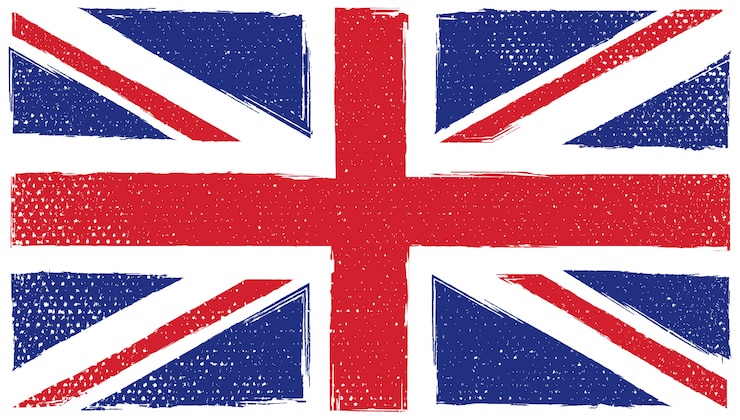 Drapeau union jack grunge