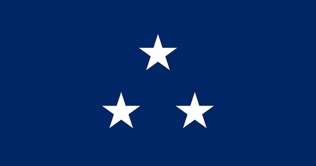 Vecteur drapeau d'une url marine vice-amiral états-unis image vectorielle