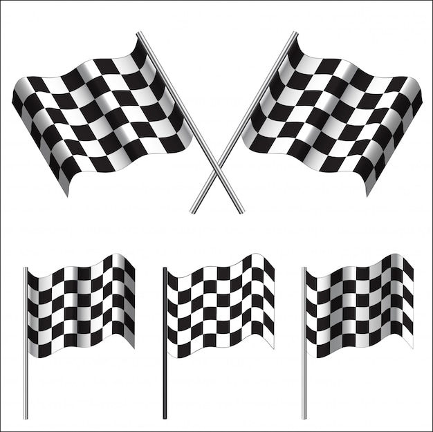 Drapeaux à damier