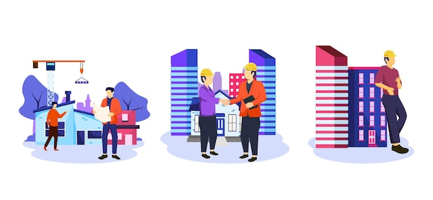 Dream Real Estate City Bundle Design plat