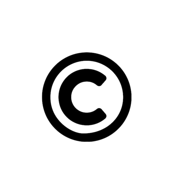 Le droit d'auteur de l'icône de l'art vectoriel