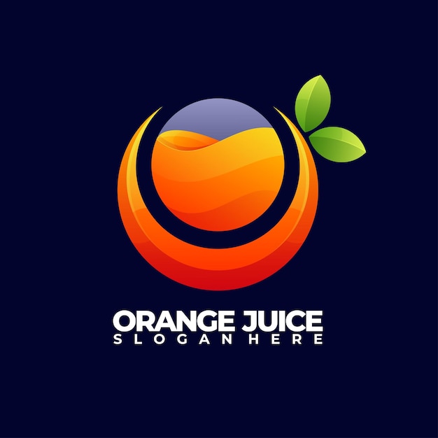 Vecteur du jus d'orange