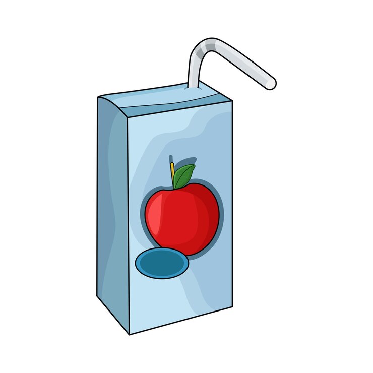 Vecteur du jus de pomme