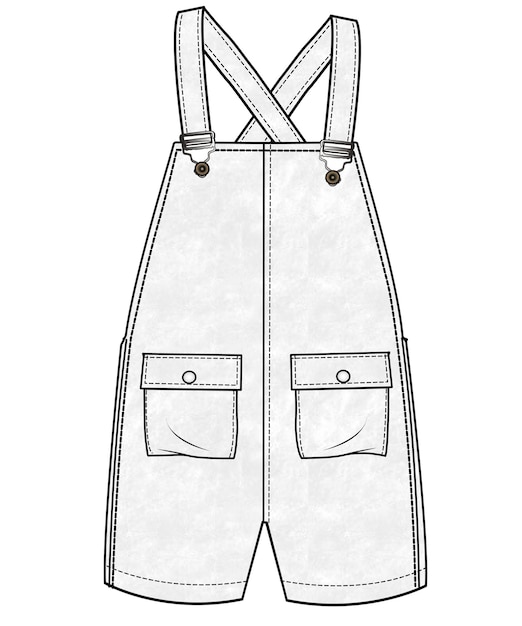 Vecteur dungarees 1 (en anglais)