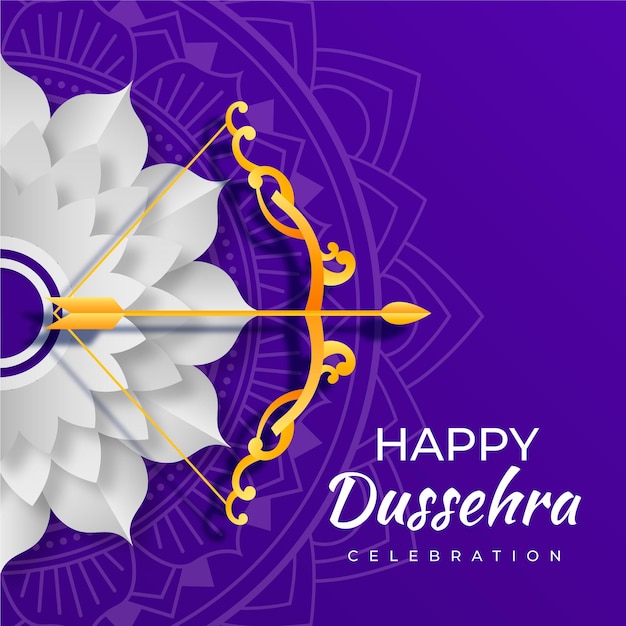 Dussehra En Style Papier