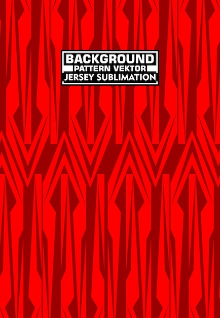 Dynamic red geometric pattern for sportswear design